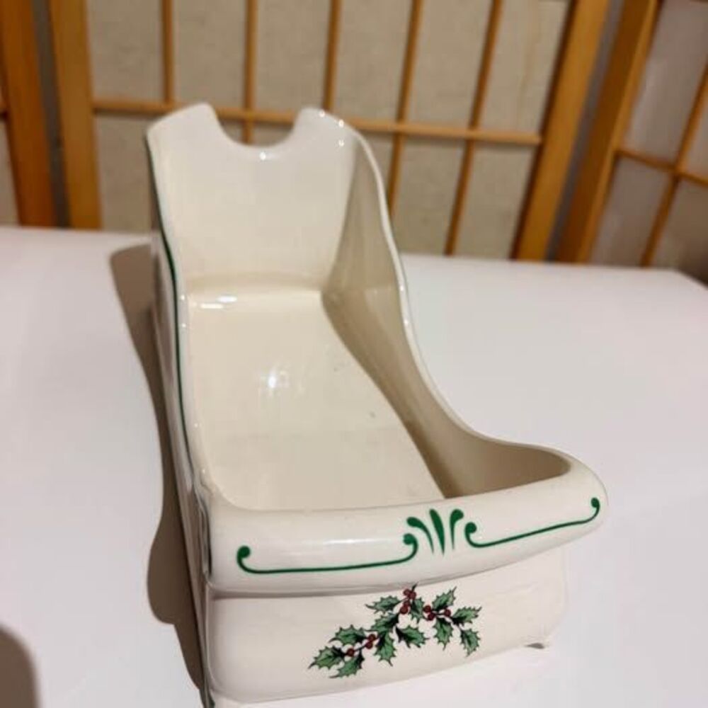 Spode Christmas Tree Sleigh Dish $20 Stamford